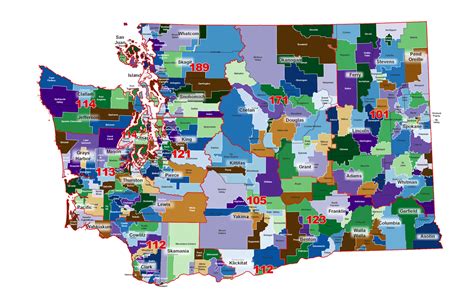 Список школьных округов в Вашингтоне List Of School Districts In