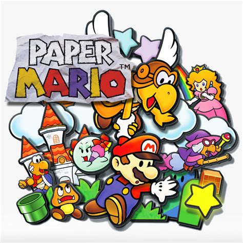 Paper Mario 2000 Box Cover Art Mobygames