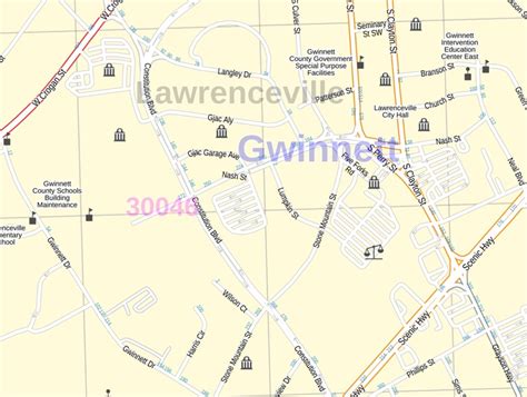 Lawrenceville Ga Zip Codes Map Lake Livingston State Park Map