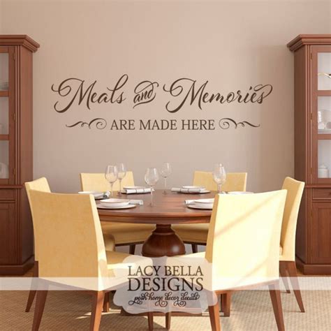 Dining Room Wall Quotes Inspiration