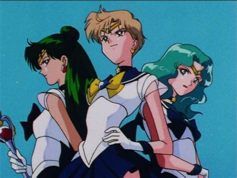 Sailor Moon Sailor Stars Episode 167 Sailor Pluto Uranus And Neptune Sailor Moon Episodes