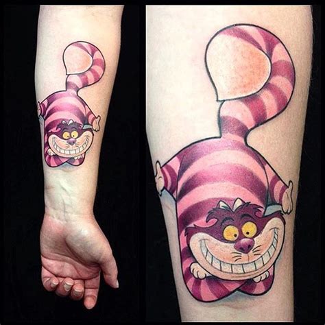 Inked Disney On Instagram Cheshire Cat Done By Clauditattoo