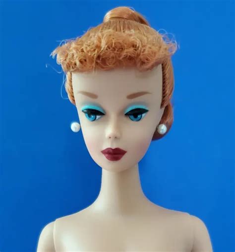 Vintage Barbie Titian Red Ponytail Nude Doll Poodle Bangs Reproduction Repro Picclick