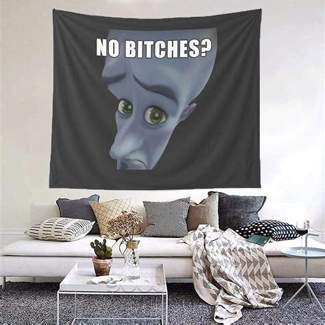 Temi Megamind No Es Funny Meme Tapestry Wall Hanging Backdrop Party