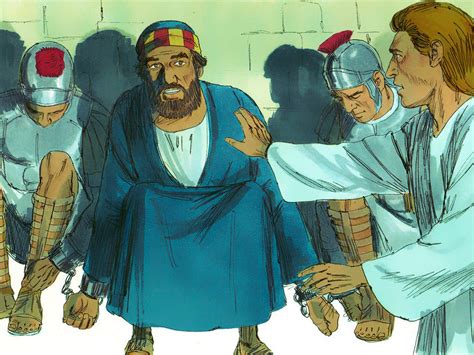 Freebibleimages Peters Miraculous Escape From Prison Peter Is In