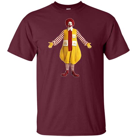Clown Ronald Macdonald Retro 1970s Fast Food Burger T Shirt Ebay