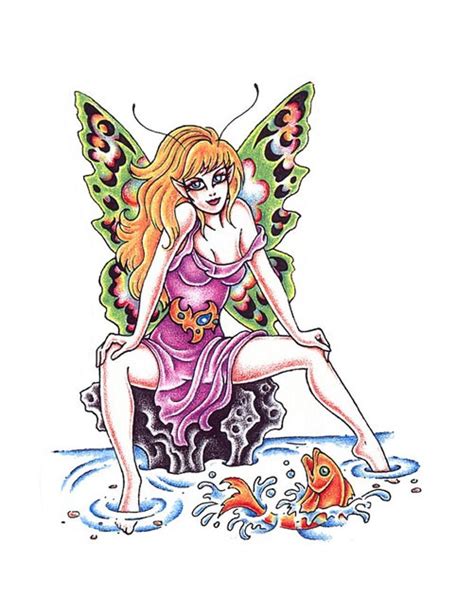 Https://tommynaija.com/tattoo/fishing Fairy Design Tattoo