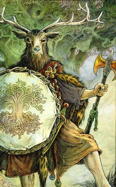 El Circulo Celta Se Or Del Bosque Pagan Gods Celtic Gods Mythology