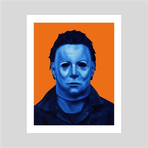 Michael Myers The Devils Eyes An Art Print By Morgan Booth Inprnt