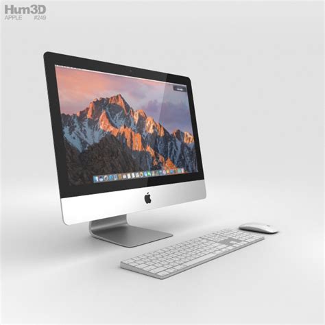 Thanks to the manufacturers for designing so slim apple desktop. Apple iMac 21.5-inch (2017) 3D model - Electronics on Hum3D