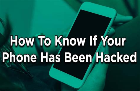 how to know if your smartphone has been hacked