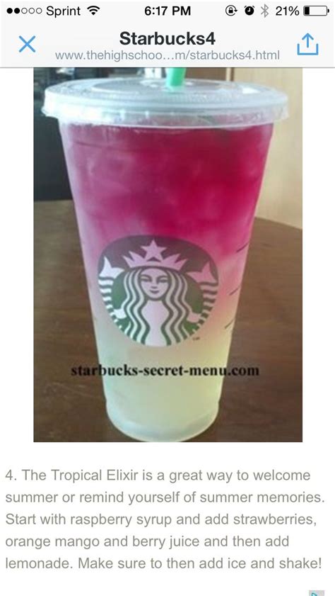 Beautiful Starbucks Drinks Starbucks Starbucks Secret Menu