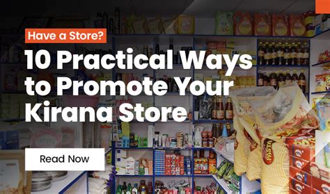 know 10 ways you can promote your kirana store instor