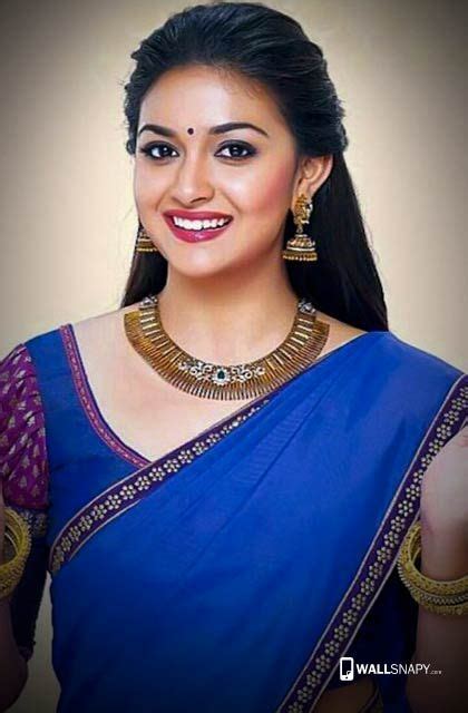 Keerthi Suresh Blue Dress Wallpapers High Quality Wallpaper For Your