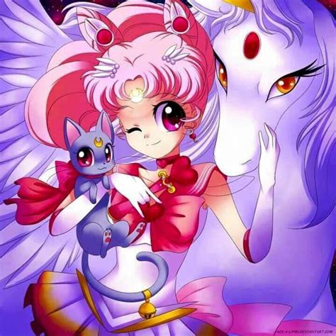 Sailor Chibi Moon Diana And Helios Sailor Chibi Moon Sailor Moon
