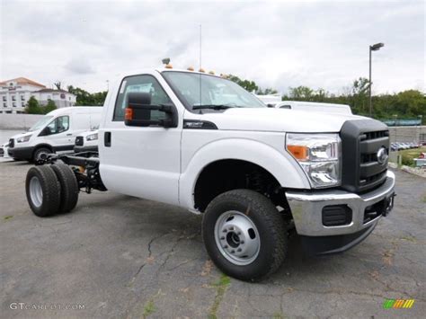 2016 Oxford White Ford F350 Super Duty Xl Regular Cab Chassis 4x4