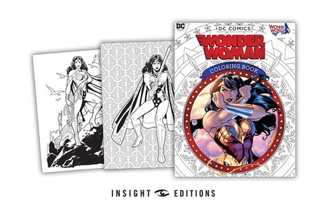 Dc Comics Wonder Woman Coloring Book From Insight Editions Toy Tales