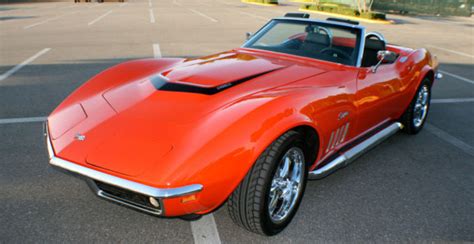 Seller Of Classic Cars 1969 Chevrolet Corvette Orangeblack
