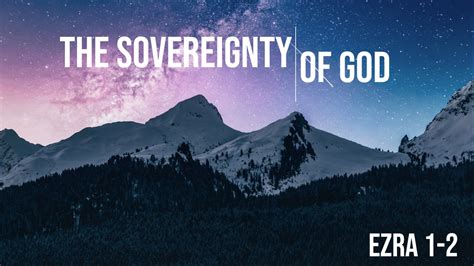 The Great Restoration - 'The Sovereignty of God' - Hope Church, Corby