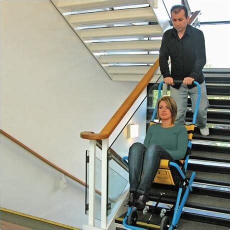 Evacuation chair for the rescue of people on staircase. EVAC+CHAIR 300H MK4 Evacuation Chair