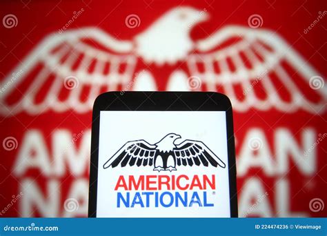 American National Insurance Company Inc Logo Editorial Photo Image