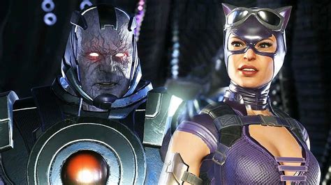 Injustice 2 Darkseid Vs Catwoman Gameplay 60ᶠᵖˢ Hd Youtube