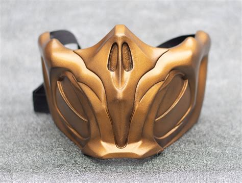 Scorpion Mask From Mortal Kombat 11 Netherrealm Rage Etsy