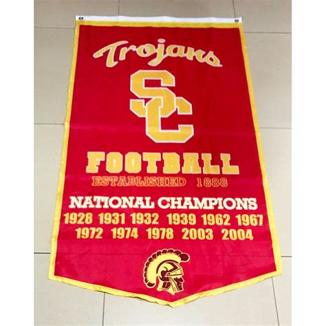 2020 Usc Trojans Football Champions 3ft5ft 150cm90cm Flag Banner