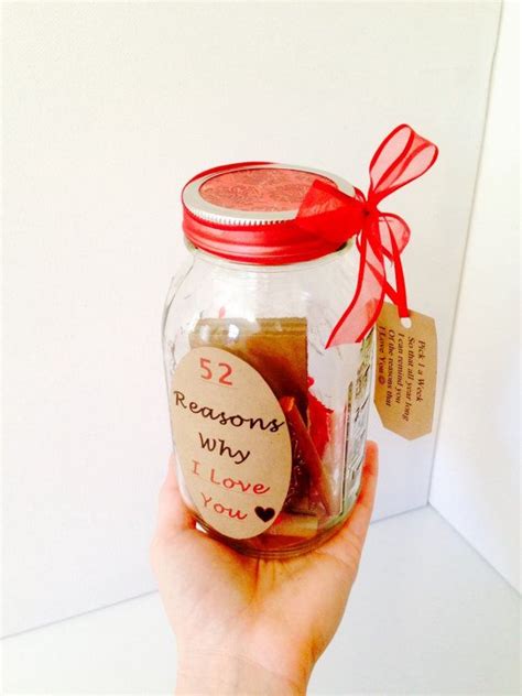 52 Reasons Why I Love You T In A Jar By Josprettypantry On Etsy