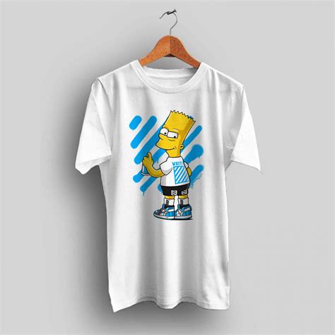 Bart Simpson Off White Urban T Shirt