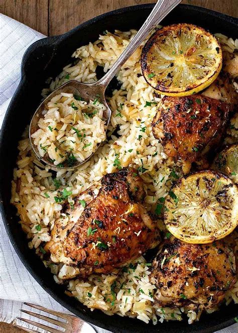 An Incredible Greek Chicken Recipe With Lemon Rice All Made In One