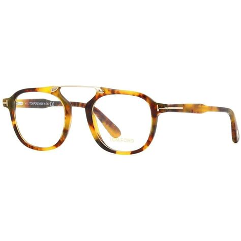 tom ford ft5495 055 eyeglasses coloured havana frame 48mm