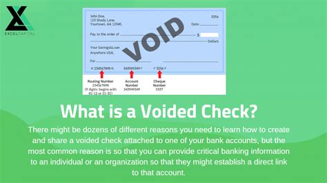 Learn about this free service to send paychecks or benefit checks to a bank account or prepaid debit card. What is a Voided Check? Definition and Examples. - Excel Capital Management