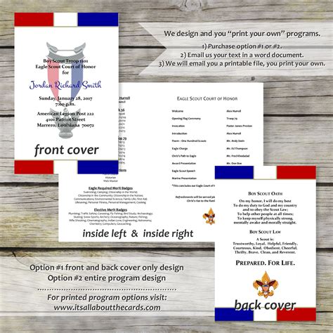Download a free pdf detailing print instructions for the boy scouts of america® eagle scout® court of honor invitations. Pin by It's All About The Cards on Eagle Scout Court of ...
