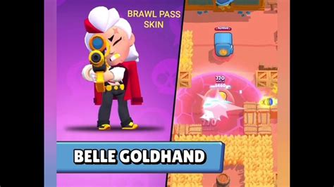 Goldarmgang Brawl Starsnew Belle Squeak Tons Of Skins Prizes New Game