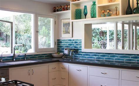 mid century kitchen backsplash tile the best home design