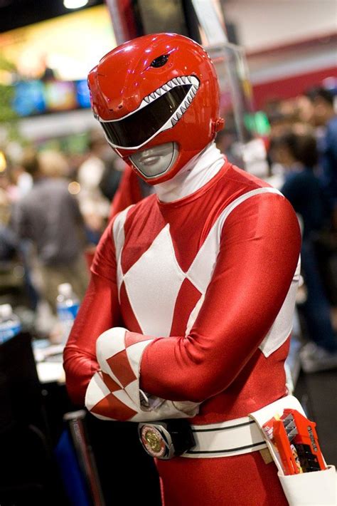 Comic Con 08 Red Ranger Power Rangers Costume Power Rangers