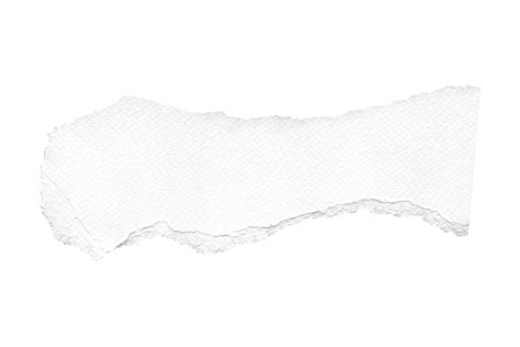 White Torn Paper Isolated On A Transparent Background 21397289 Png