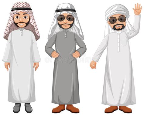 Arab Man Cartoon Character Stock Vector Illustration Of Vector 202535804