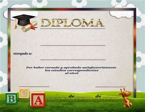 Plantillas De Diplomas Para Editar E05 Eac