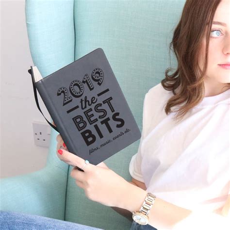 Best Bit Of 2019 Black Soft Back Notebook By Glb Graphics