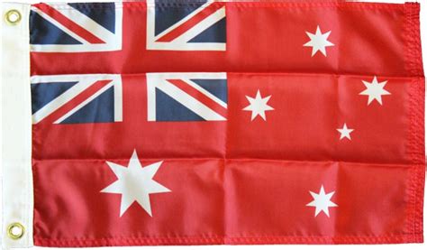 Buy Australia 12x18 Nylon Flag Red Flagline