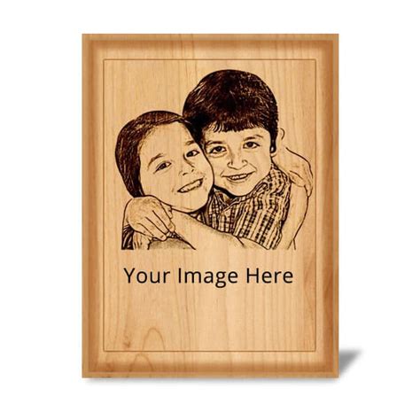 Buy Portrait Frame Customized Wooden Photo Engraved Plaque Yourprint