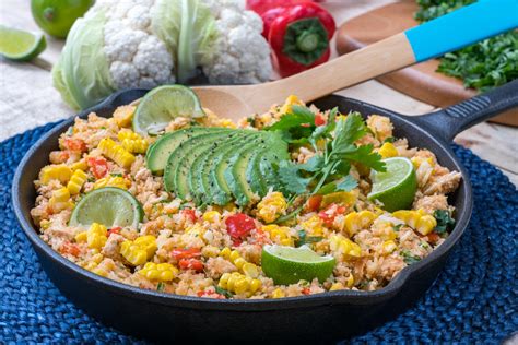 There are a number of traditional foods that are served on. Mexican Turkey Cauliflower Rice is Fast and Seriously ...