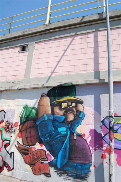 Banco De Imagens Cor Azul Grafite Arte De Rua Mural área Urbana