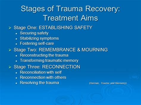 The Three Stages Of Healing Trauma Vivian Baruch Springwood