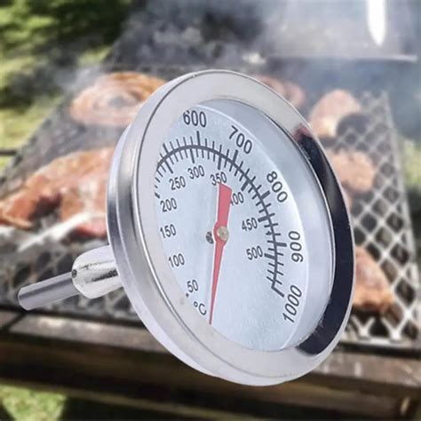 19 Inches Thermometer Bbq Smoker Grill Thermometers 1000 Degrees