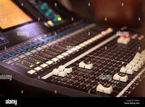 Mixing Board Hi Res Stock Photography And Images Alamy