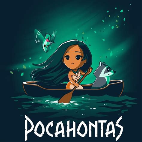 Disney Pocahontas T-Shirt Disney TeeTurtle | Disney cuties, Disney pocahontas, Kawaii disney