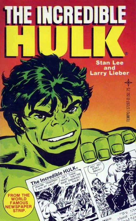 Incredible Hulk From The World Famous Newspaper Strip Pb 1980 Tempo